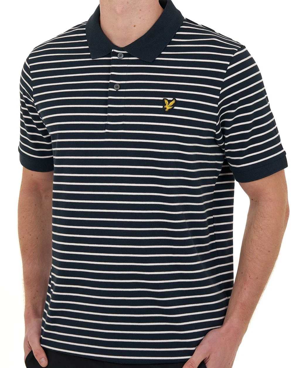 Lyle & Scott Breton Polo Shirt Dark Navy - Image 2