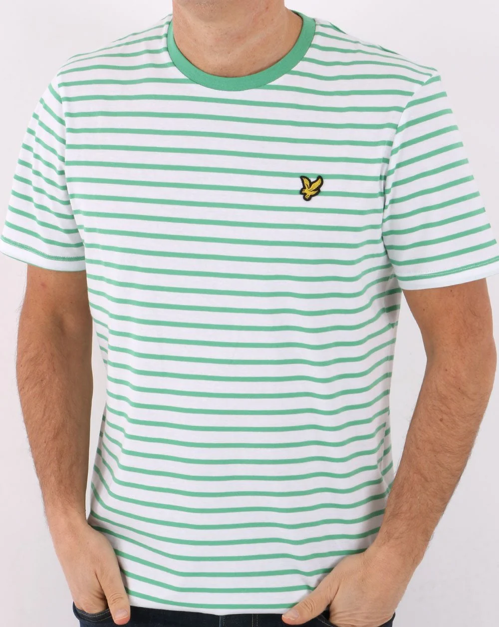 Lyle & Scott Breton Stripe T-shirt Green