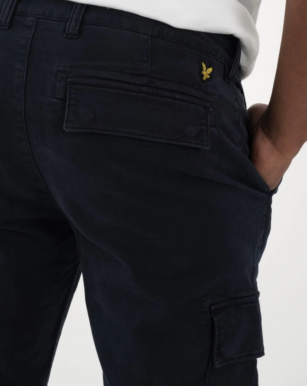 Lyle & Scott Cargo Trouser Dark Navy - Image 4