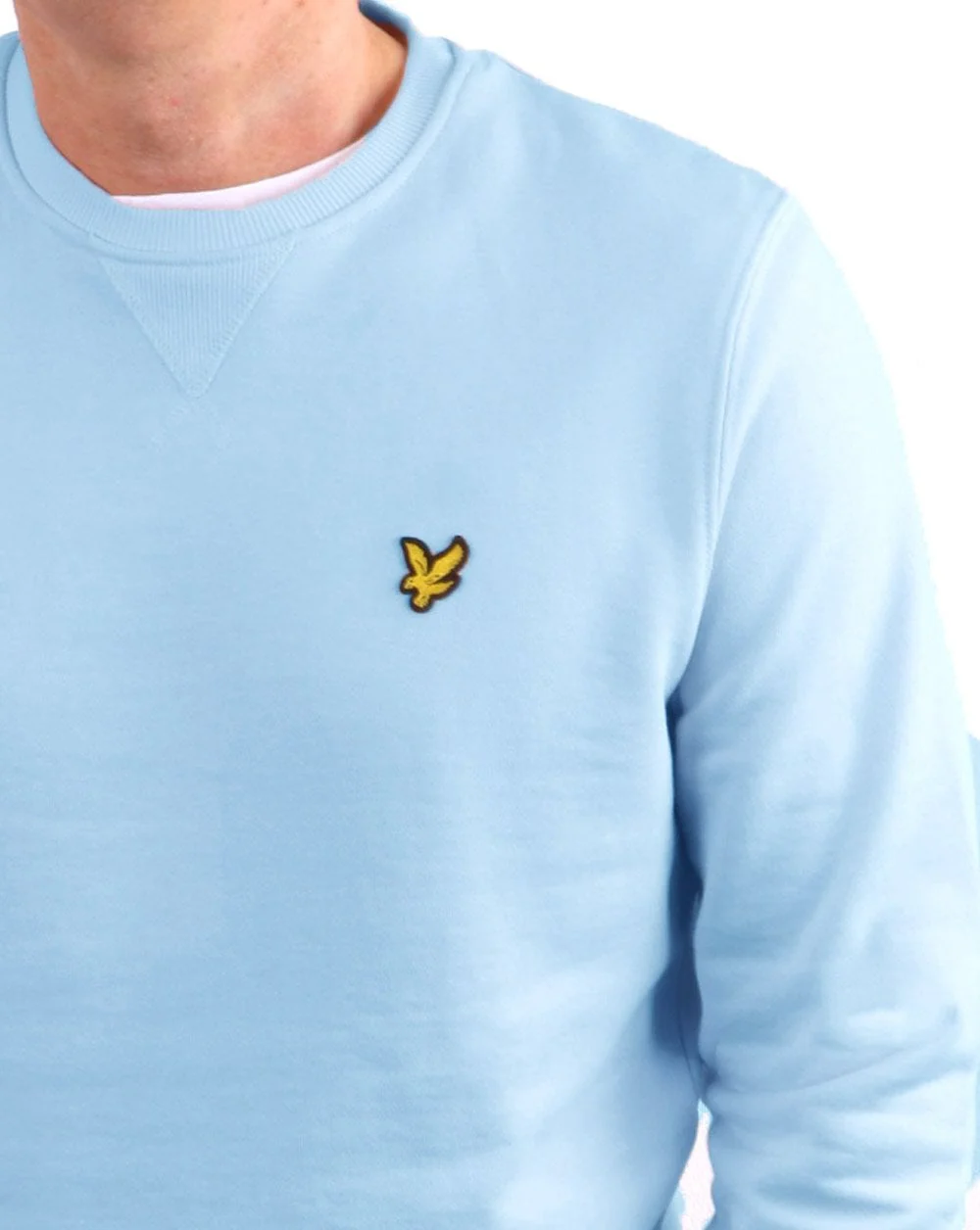 Lyle & Scott Crew Neck Sweatshirt Light Blue - Image 2