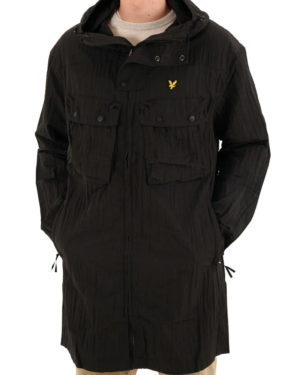 Lyle & Scott Guard Parka Black - Image 3