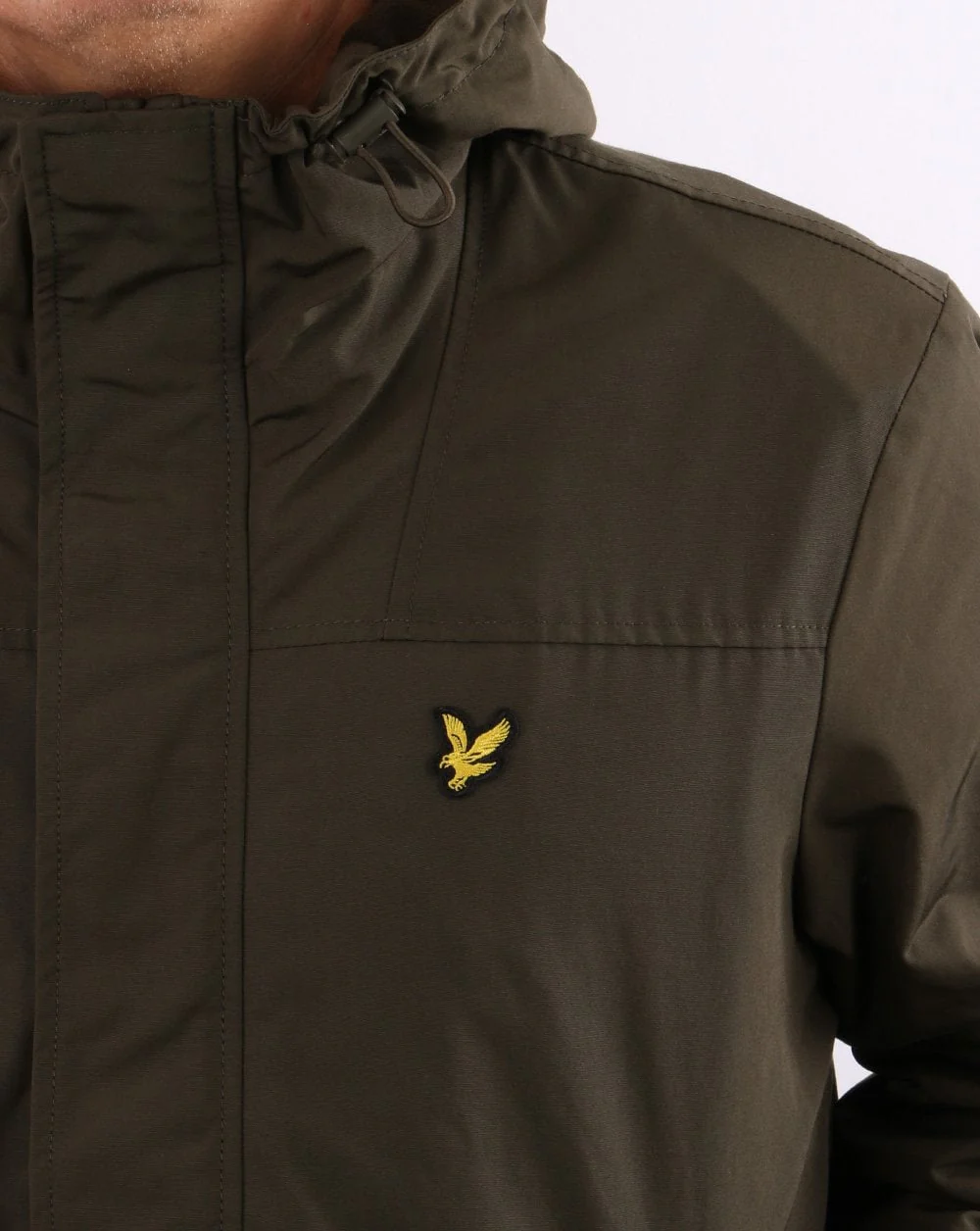 Lyle & Scott Hooded Parka Olive - Image 2