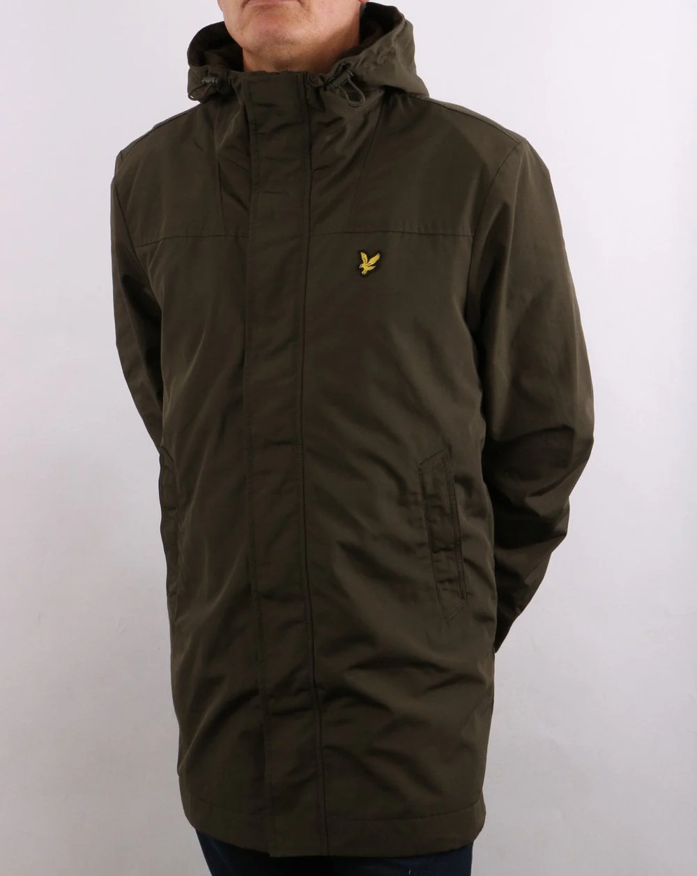 Lyle & Scott Hooded Parka Olive - Image 4