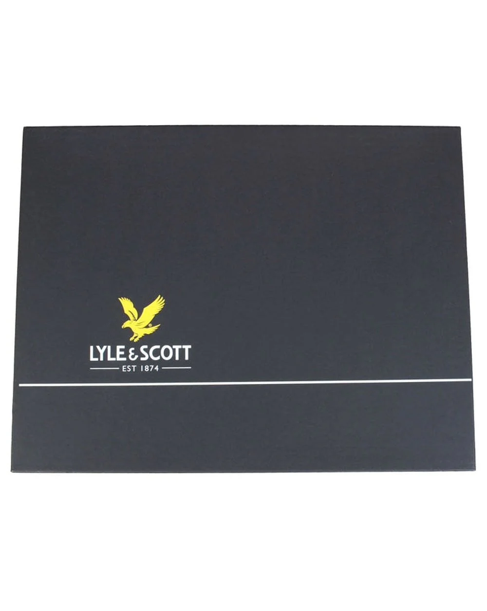 Lyle & Scott Lambswool Blend Scarf & Beanie Set Blue Night - Image 3