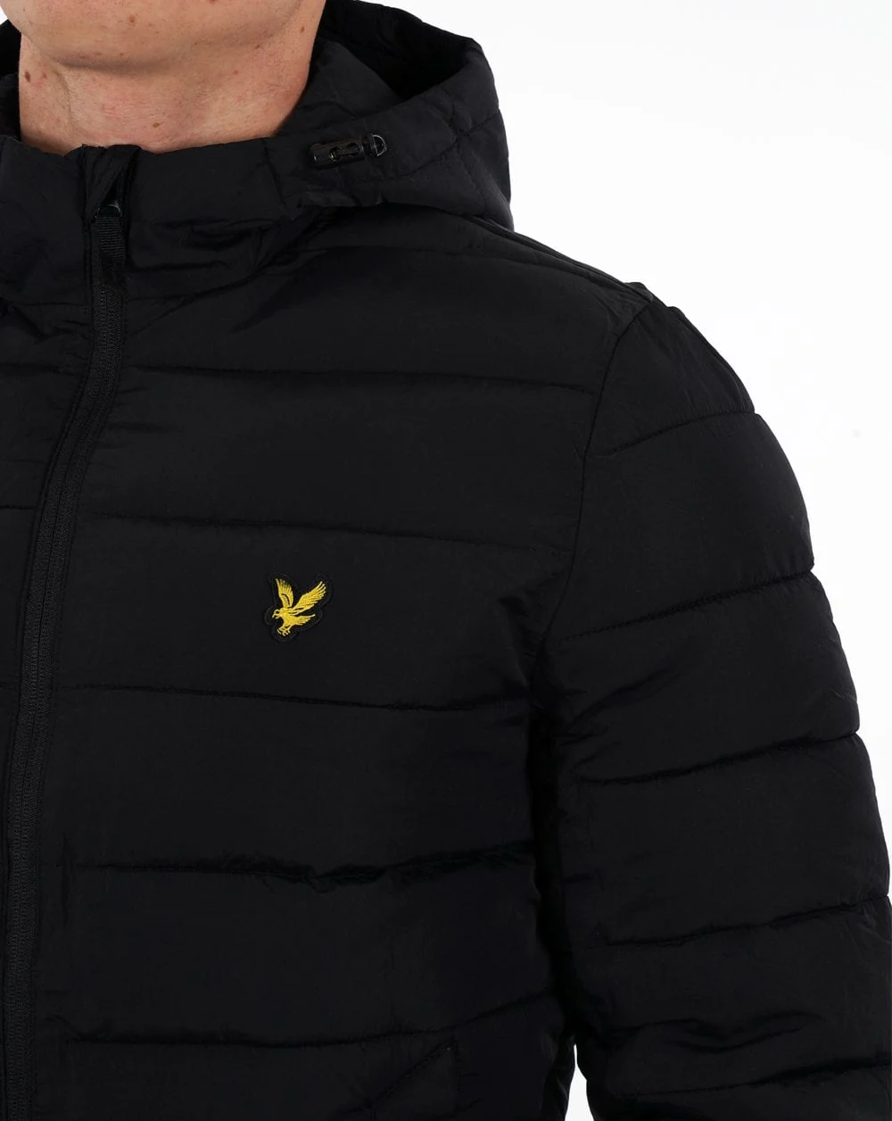Lyle & Scott Lightweight Puffer Jacket Black - Image 2