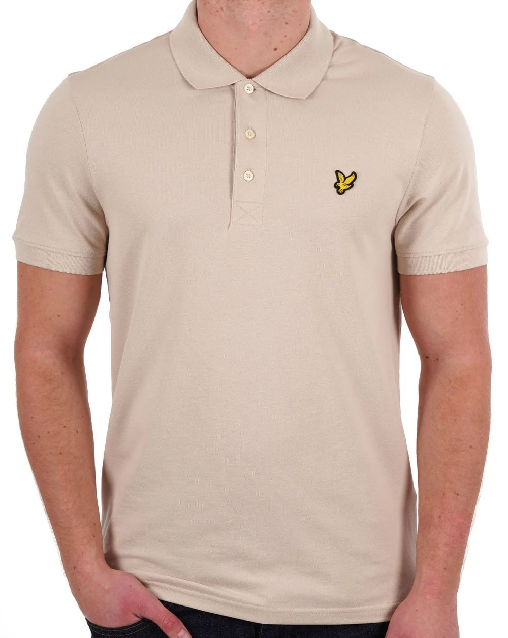 Lyle & Scott Polo Shirt Sand - Image 3