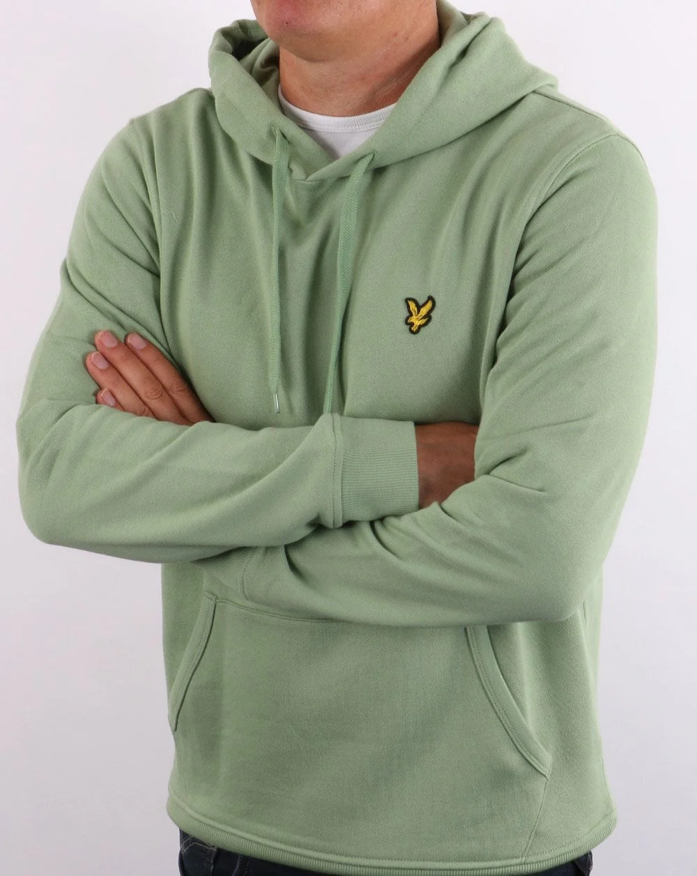 Lyle & Scott Pullover Hoodie Fern Green - Image 4