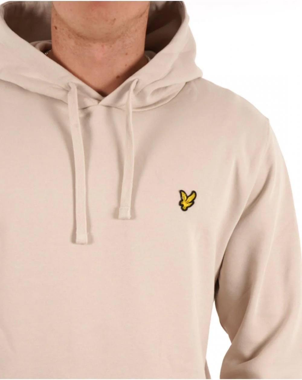 Lyle & Scott Pullover Hoodie Stone - Image 2