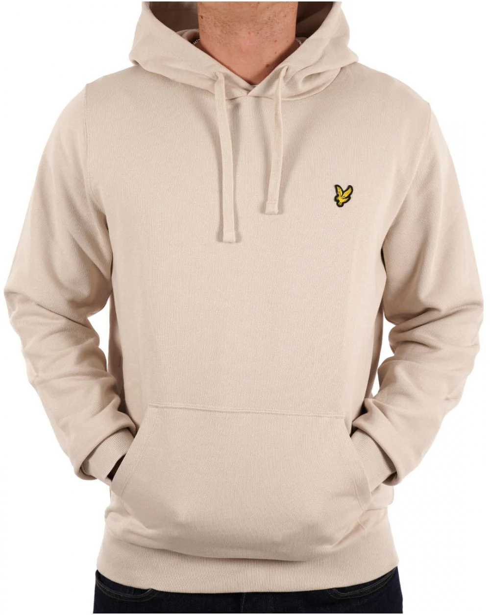 Lyle & Scott Pullover Hoodie Stone - Image 3