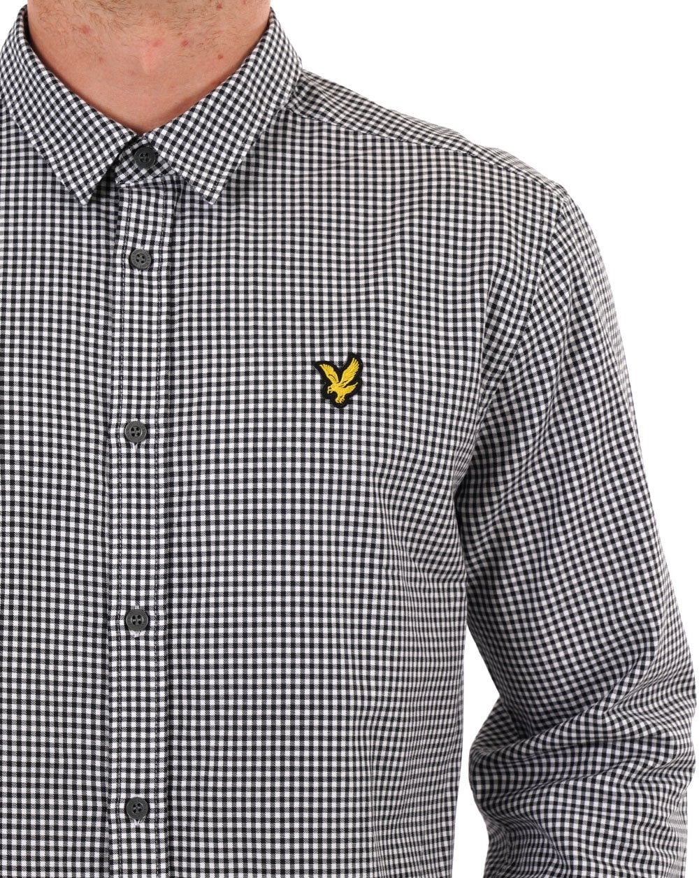 Lyle & Scott Shepherd Check Shirt Dark Navy/White - Image 2