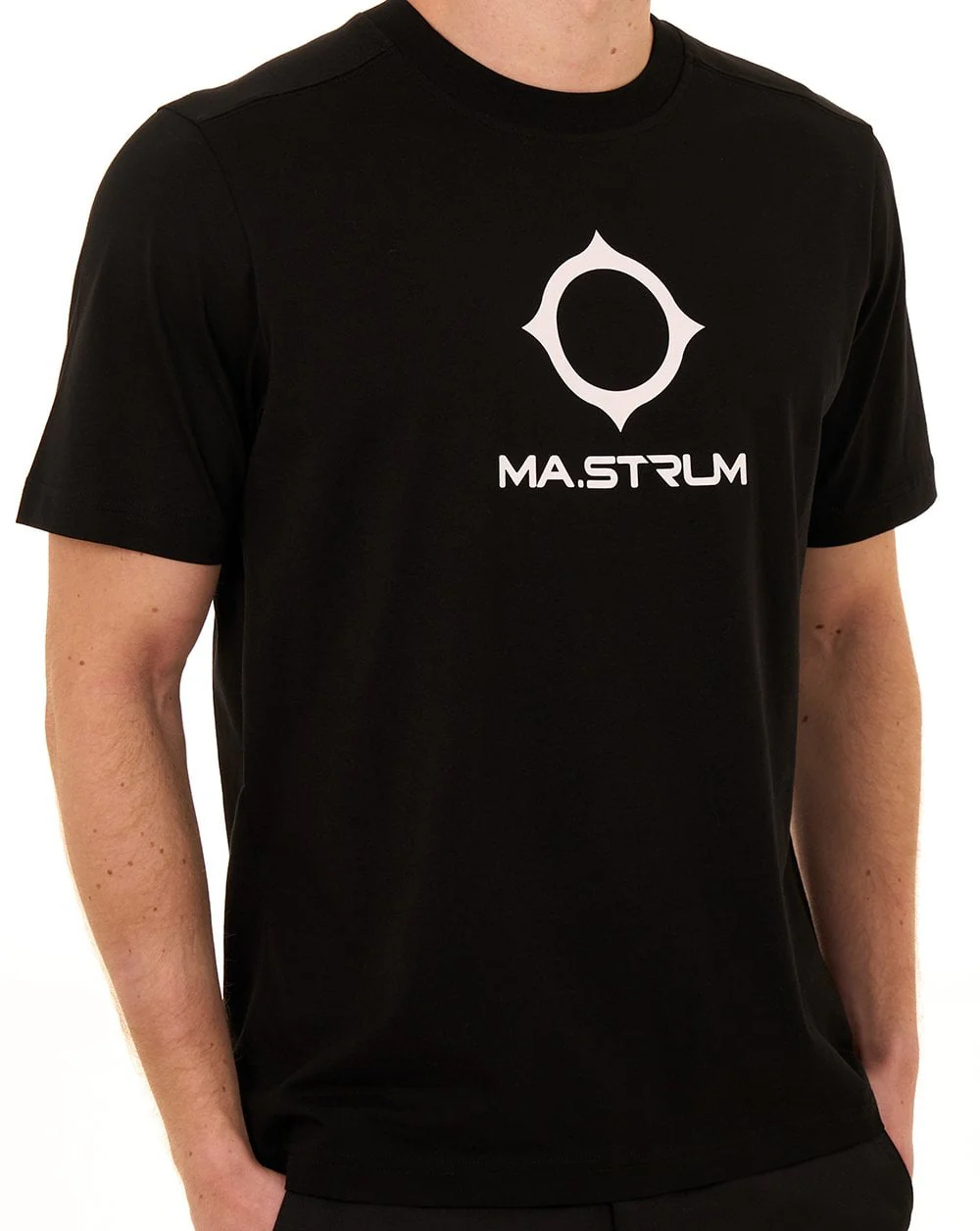 MA.STRUM Beam Logo T Shirt Jet Black - Image 3