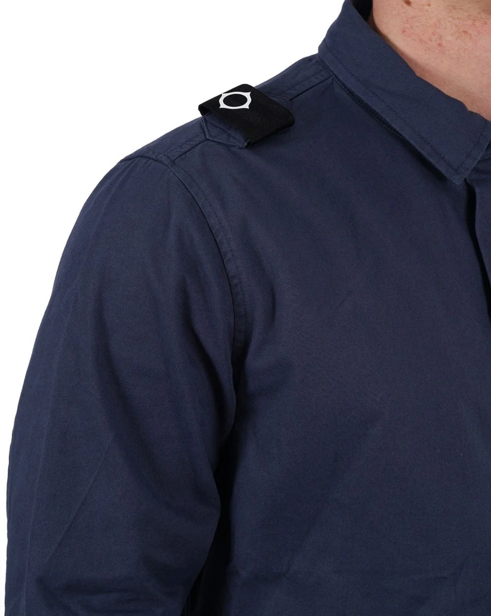 MA.STRUM Cadet Overshirt Ink Navy - Image 2