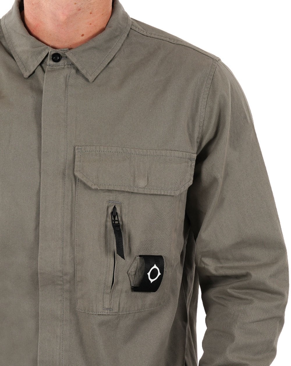 Ma.strum Cadet Overshirt Sedona Grey - Image 3