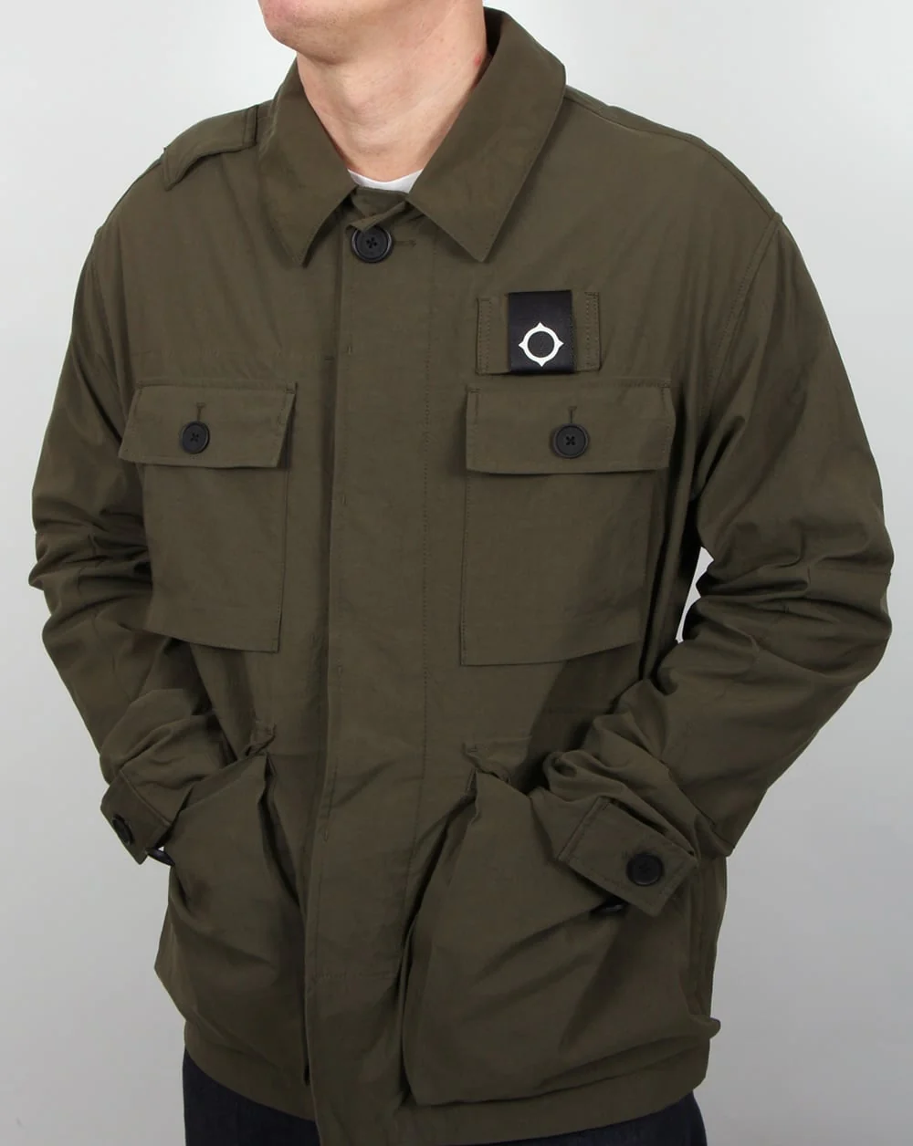 Ma.strum Charioteen Field Jacket Dark Olive - Image 3