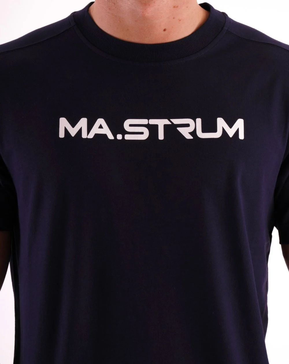 Ma.strum Chest Print T-shirt Ink Navy - Image 2