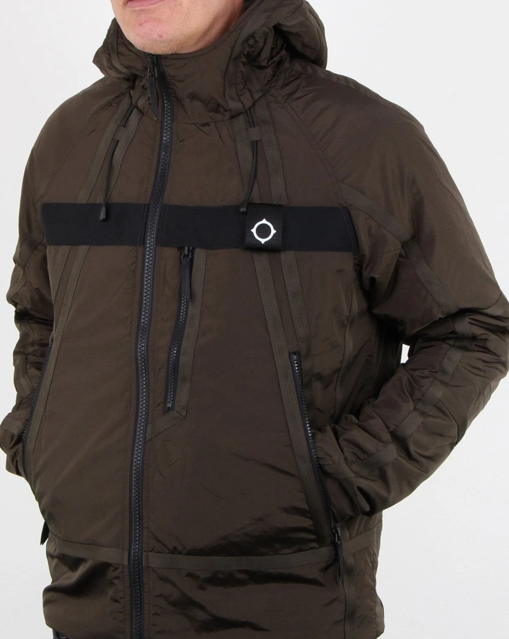 Ma.strum Compression Jacket Dark Khaki - Image 3