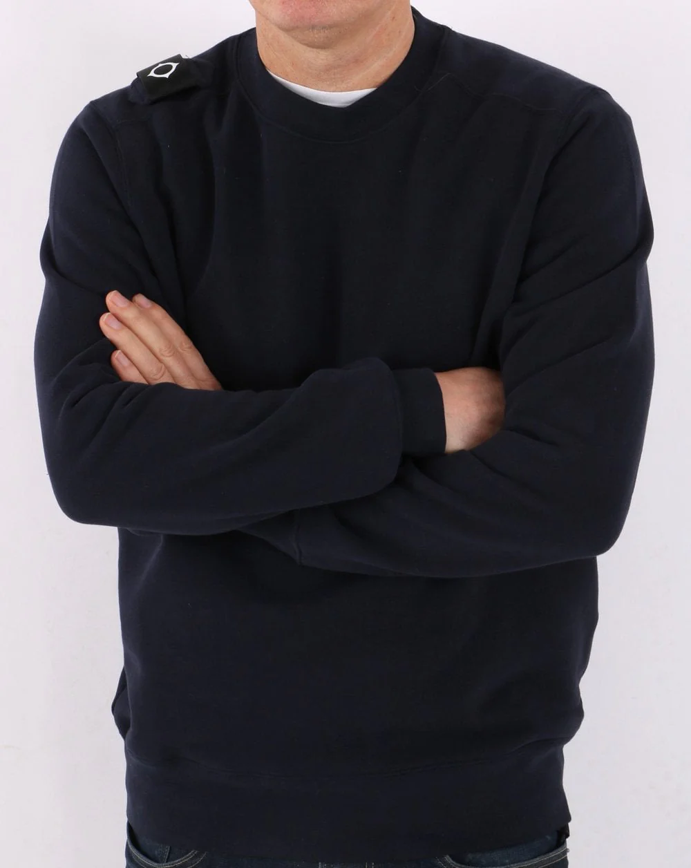 MA.STRUM Core Crew Sweatshirt Ink Navy - Image 3