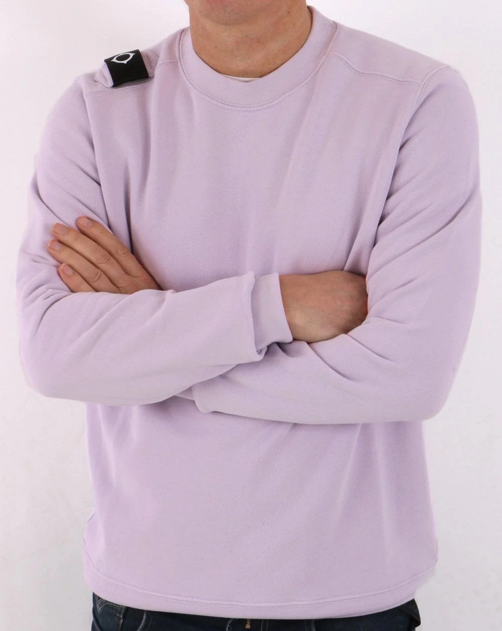 MA.STRUM Core Crew Sweatshirt Lilac - Image 3
