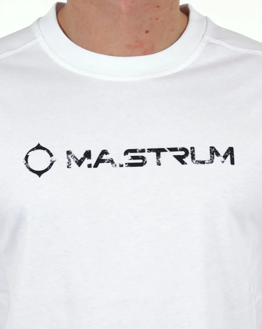 MA.STRUM Cracked Logo T-shirt Optic White - Image 2