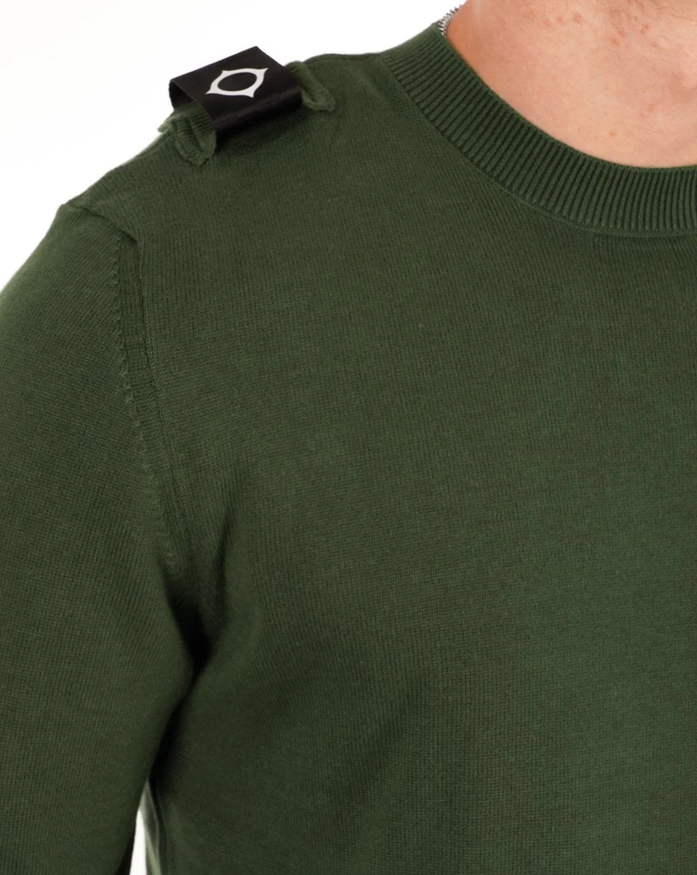 Ma.strum Crew Neck Knit Dark Green - Image 2
