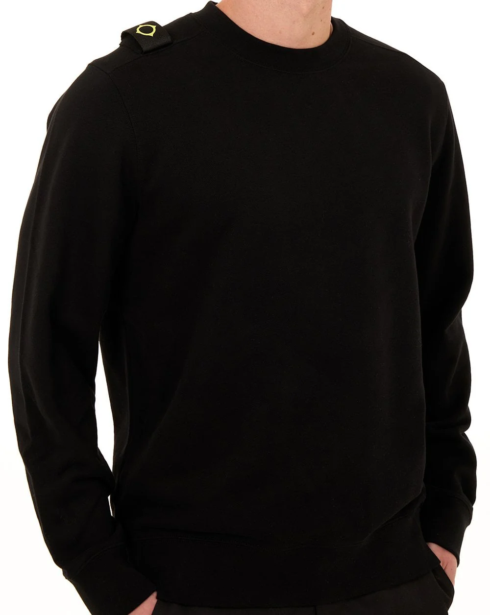 MA.STRUM Crew Sweatshirt Jet Black - Image 3