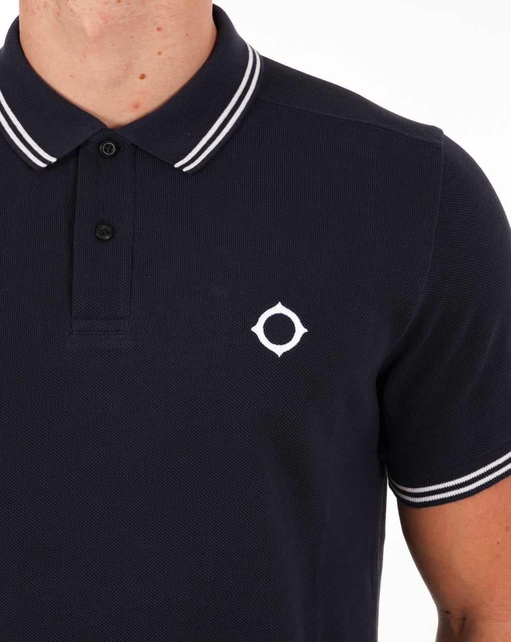 Ma.strum Double Tipped Polo Ink Navy - Image 2