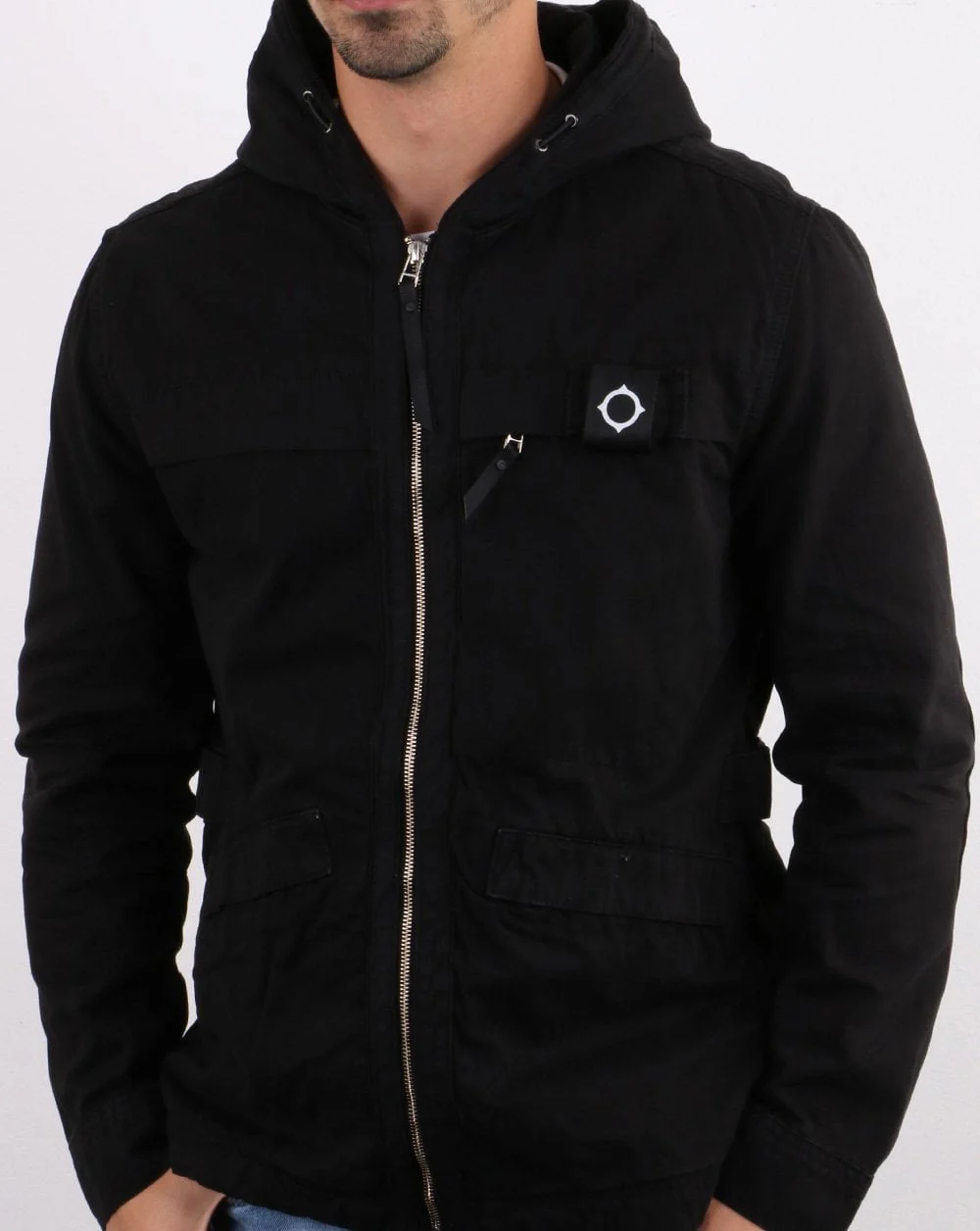 Ma.strum Gd Hooded Jacket Jet Black