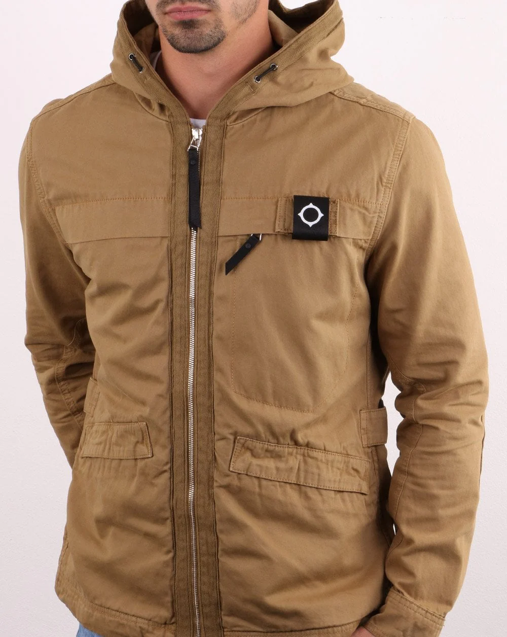 Ma.strum Gd Hooded Jacket Rich Sand - Image 3