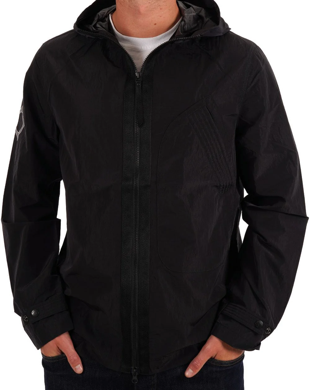 MA.STRUM Guard Hooded Jacket Black - Image 3