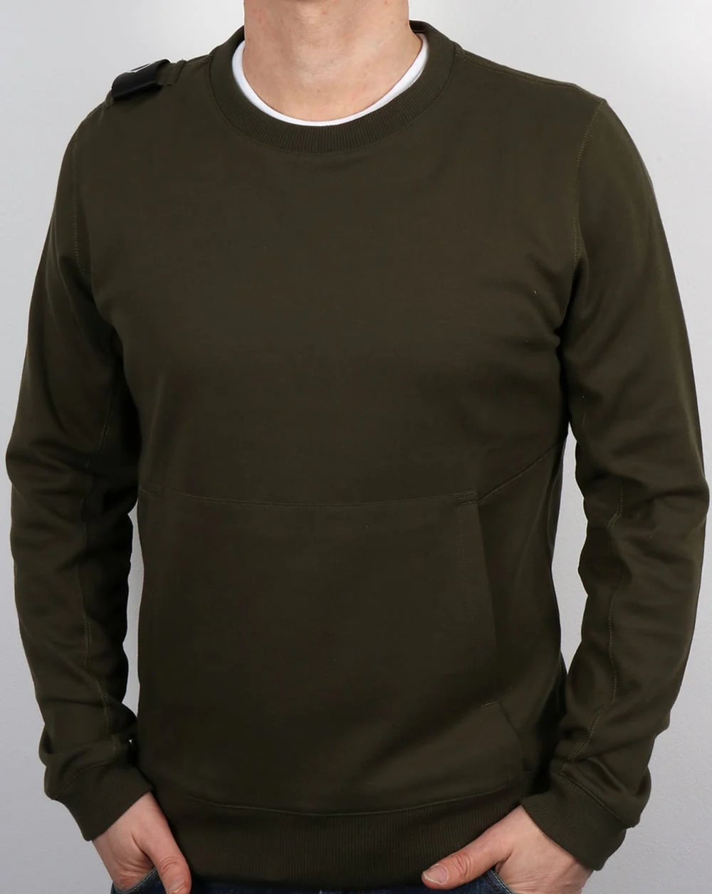 Ma.strum Hobart Sweatshirt Dark Olive - Image 4