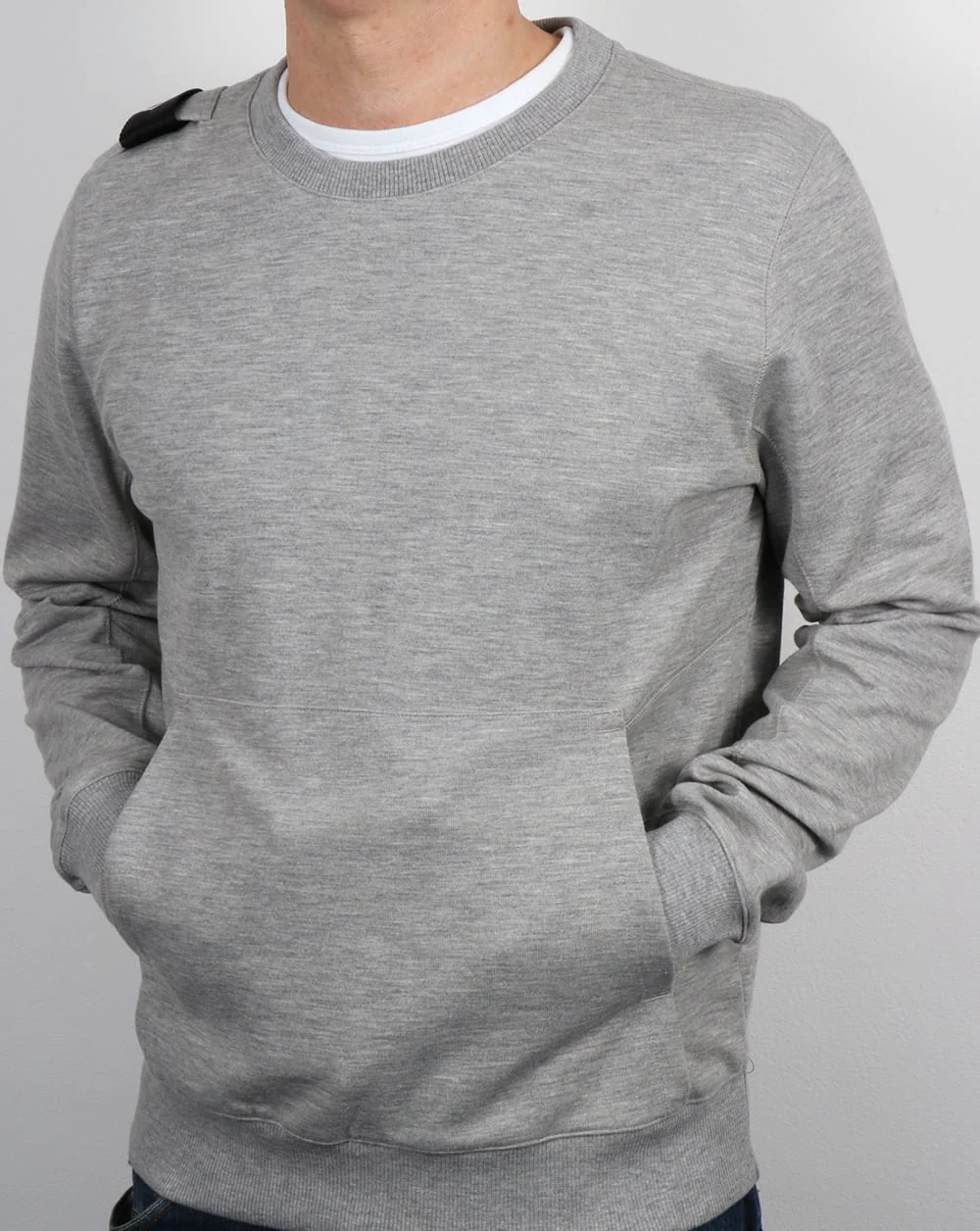 Ma.strum Hobart Sweatshirt Grey Marl - Image 3