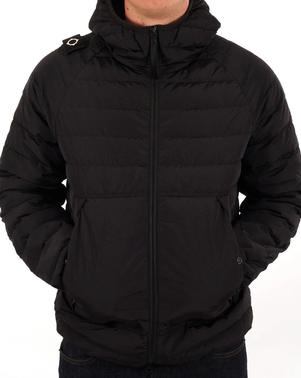 Ma.strum Hooded Down Jacket Black - Image 4