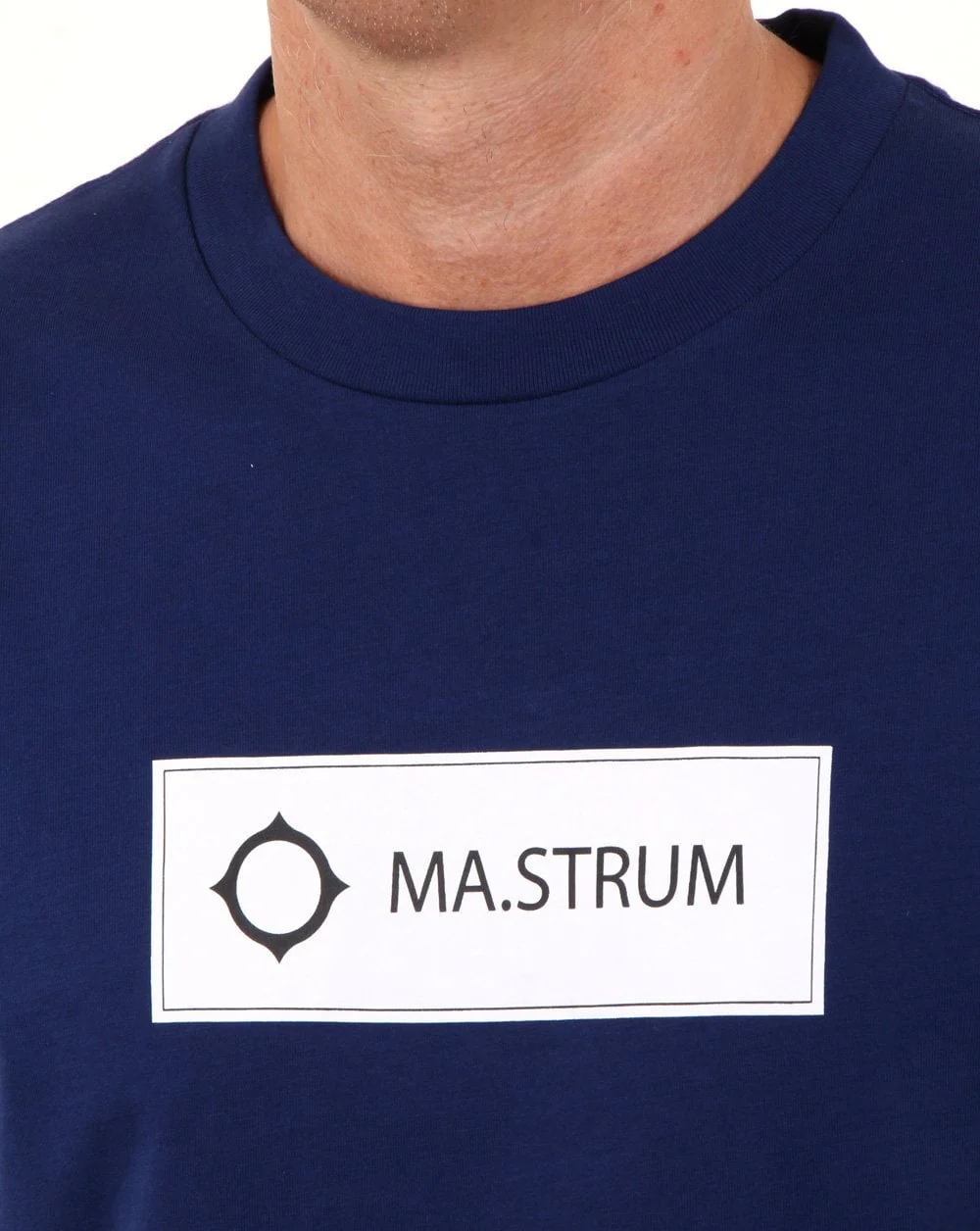 Ma.strum Icon Box Logo T-shirt Dark Indigo - Image 3