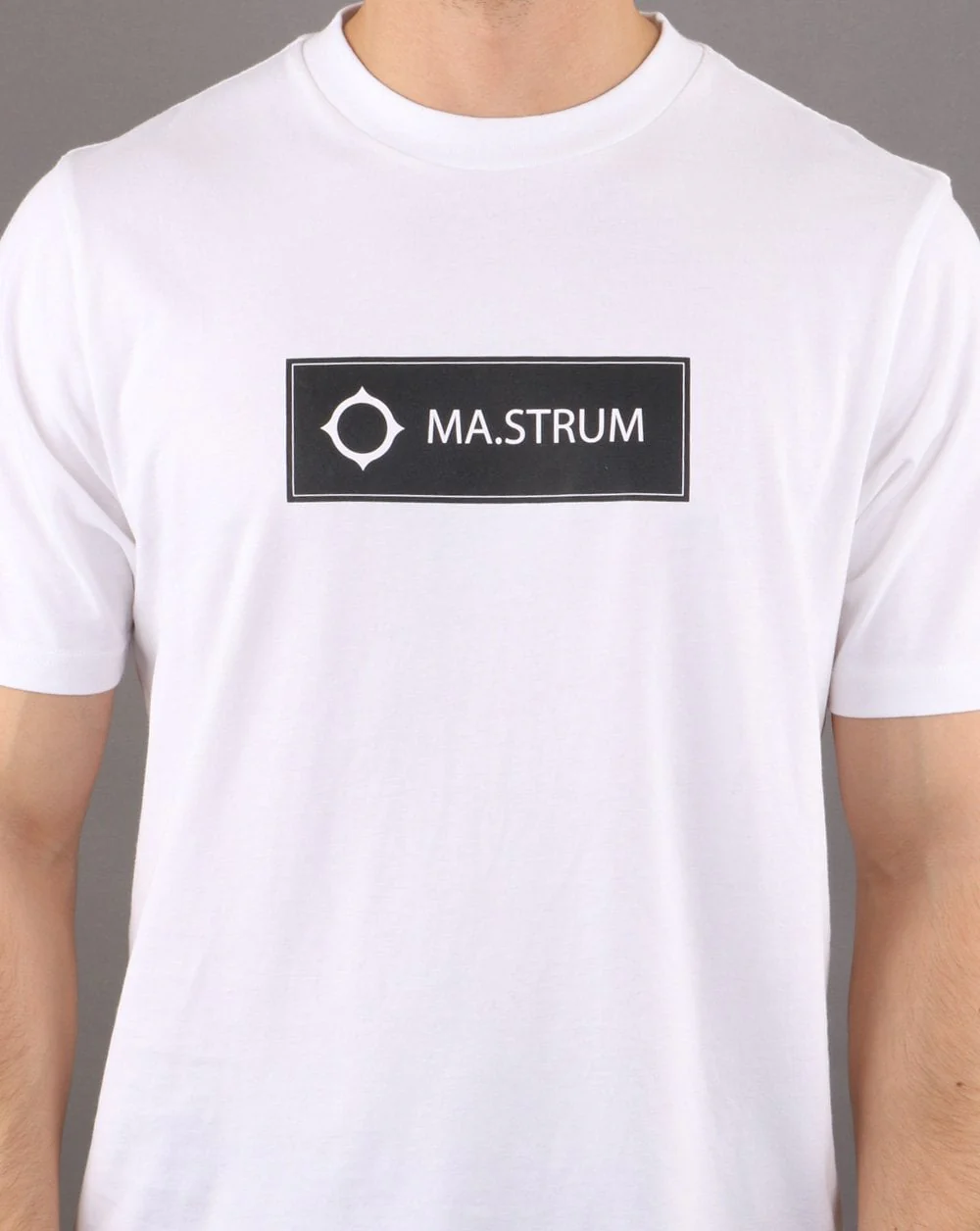 Ma.strum Icon Box Logo T-shirt Optic White - Image 4