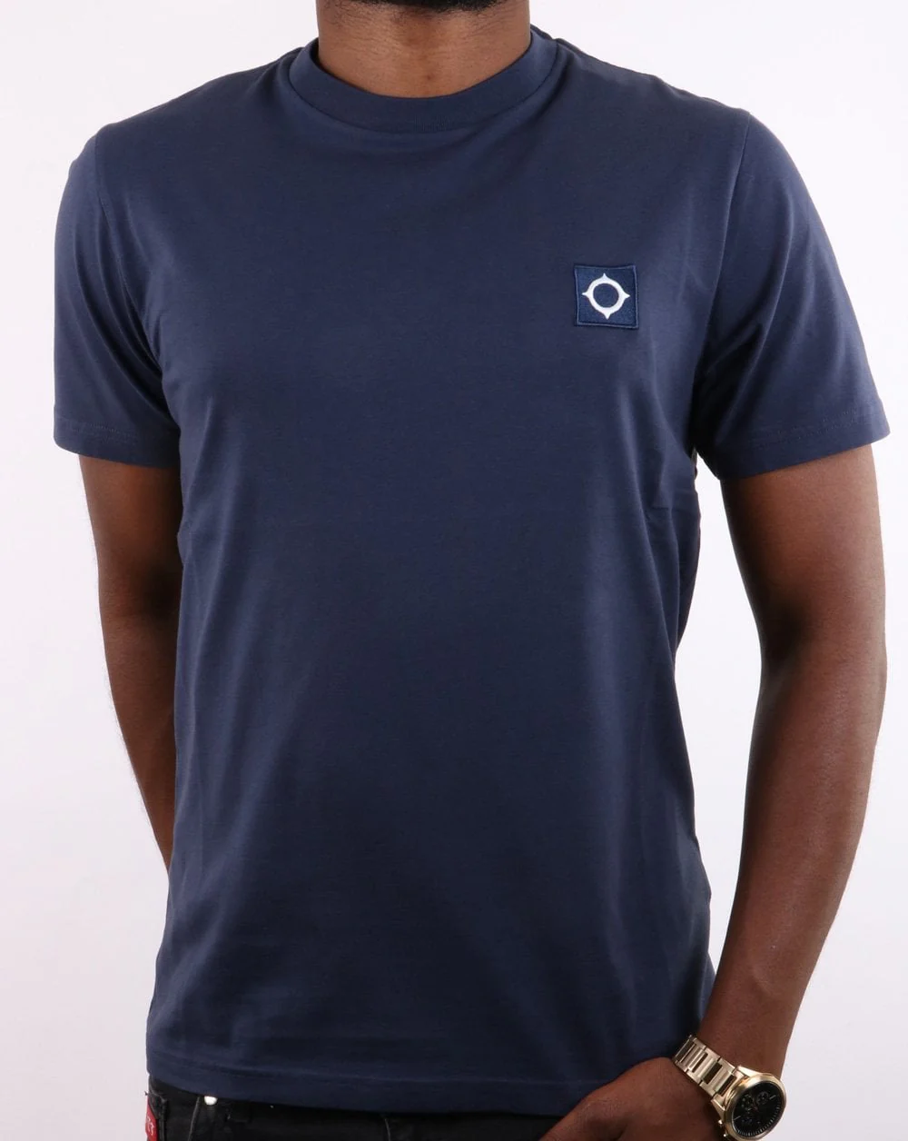 Ma.strum Icon T Shirt Dark Navy - Image 2