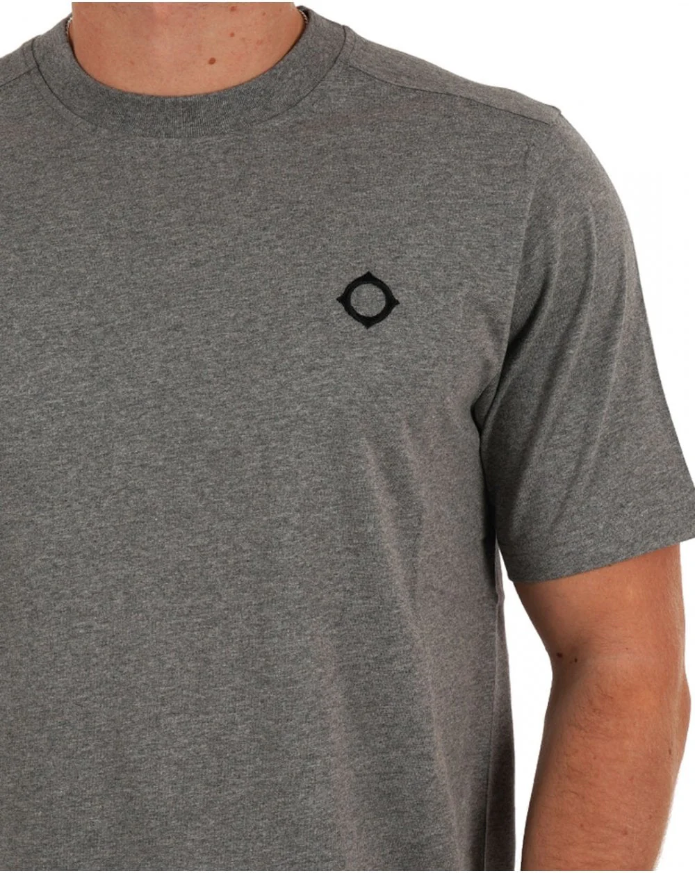 MA.STRUM Icon T Shirt Grey Marl - Image 2