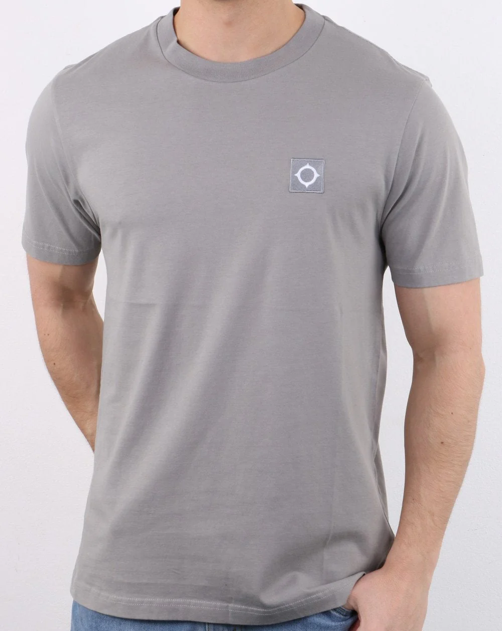 Ma.strum Icon T Shirt Silver - Image 2