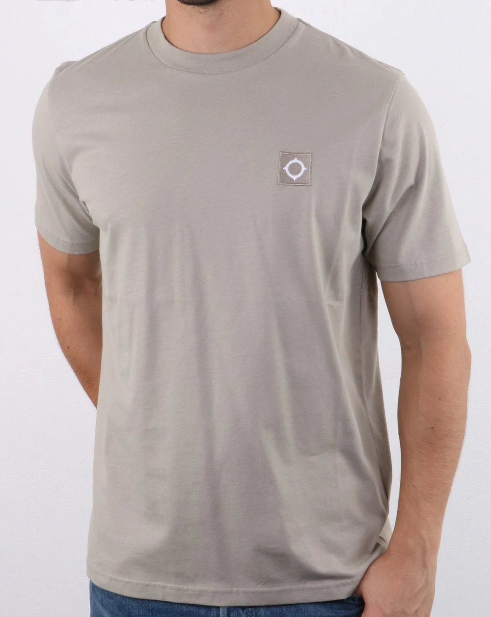 Ma.strum Icon T Shirt Silver Grey - Image 2