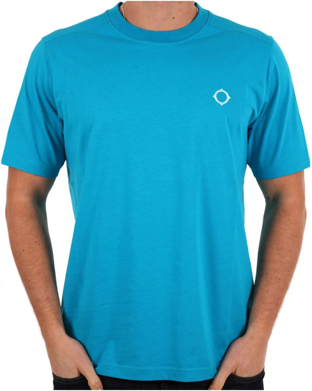 MA.STRUM Icon T Shirt Vallarta Blue