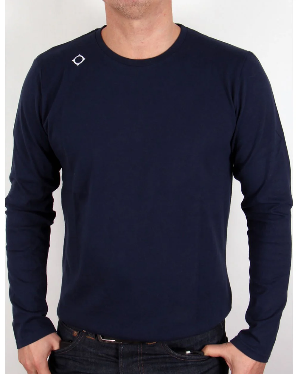 Ma.strum Kit Issue Long Sleeve Crew Neck T-shirt Navy Blue
