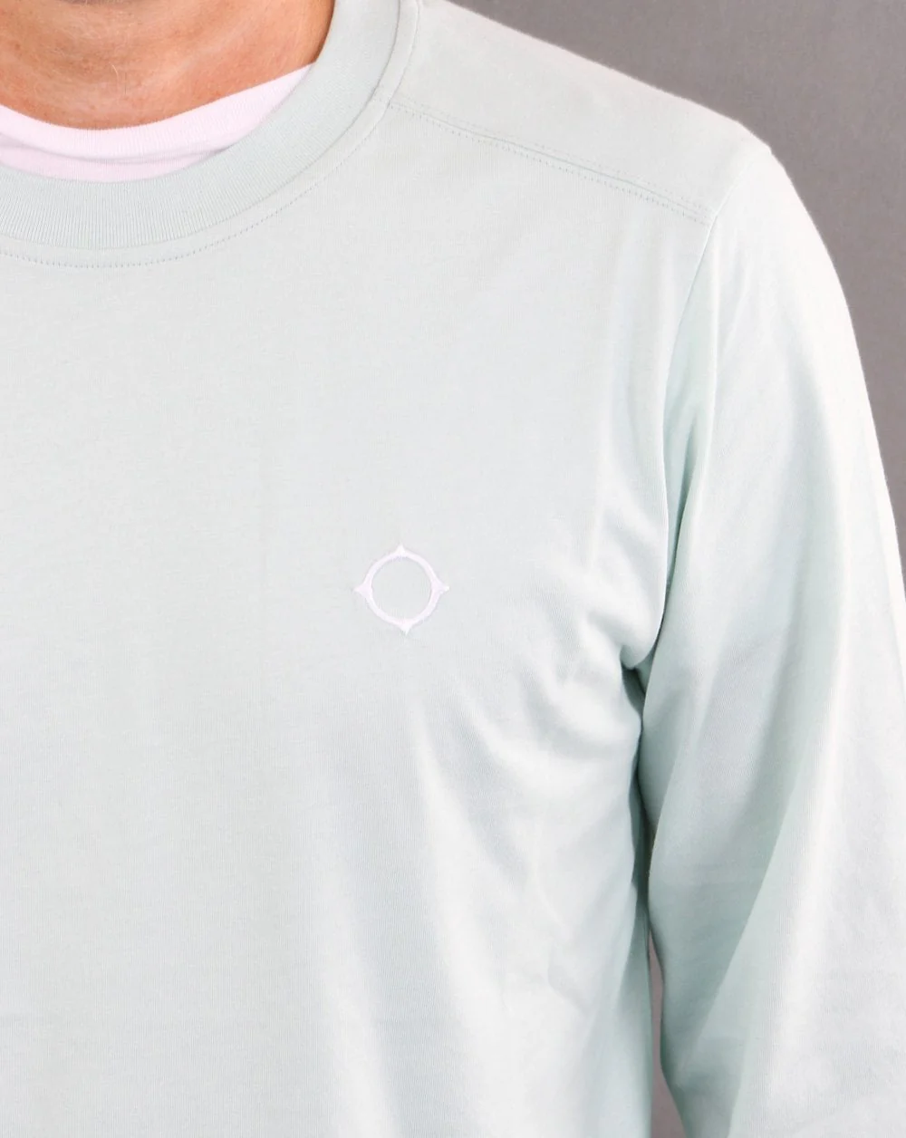 Ma.strum Long Sleeve Icon T-shirt Mint Green - Image 3