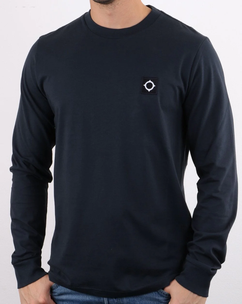 Ma.strum Ls Icon T Shirt Dark Navy