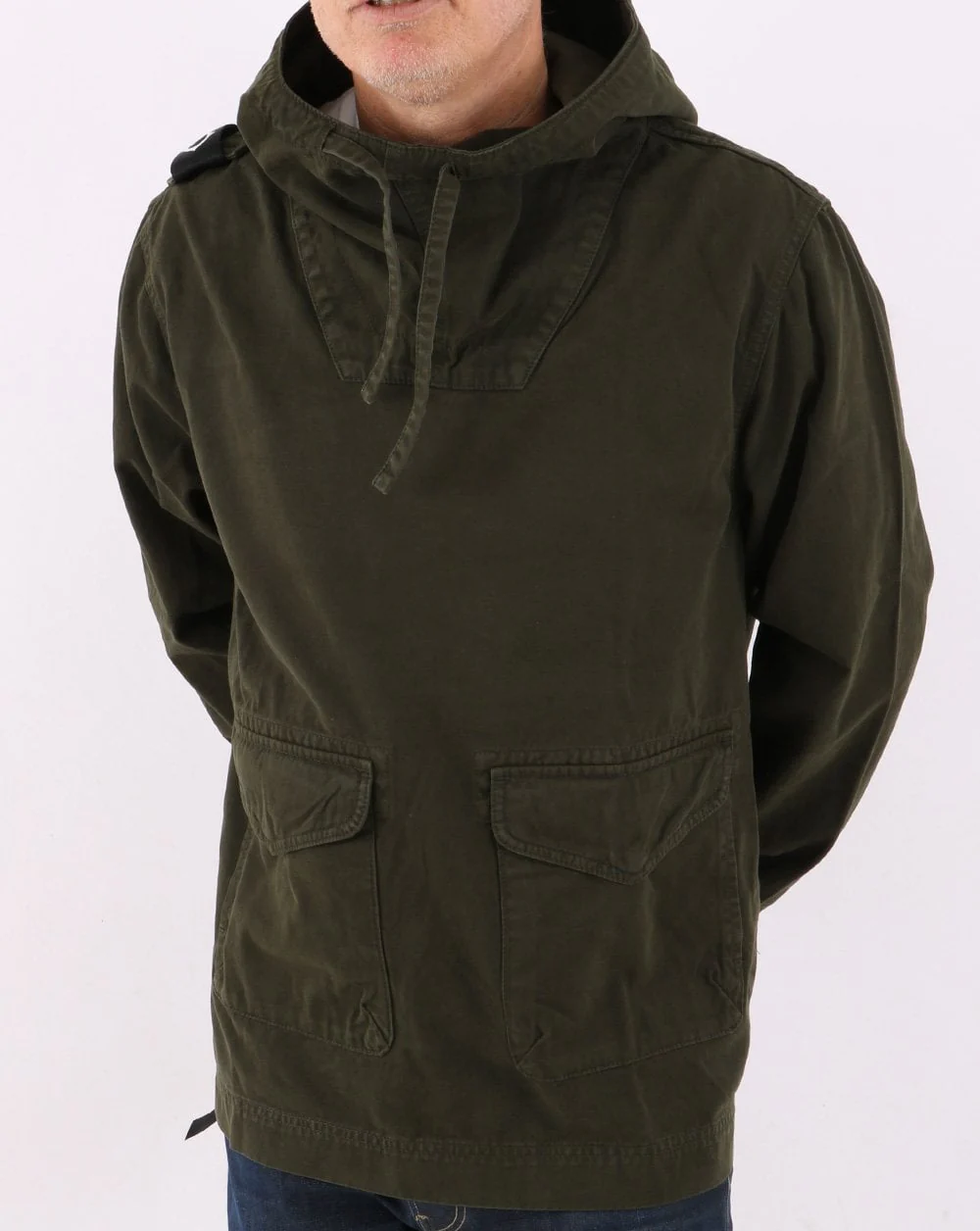 Ma.strum Overhead Hooded Smock Green - Image 4