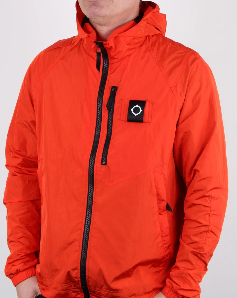 Ma.strum Pegasus Crystal Nylon Jacket Orange