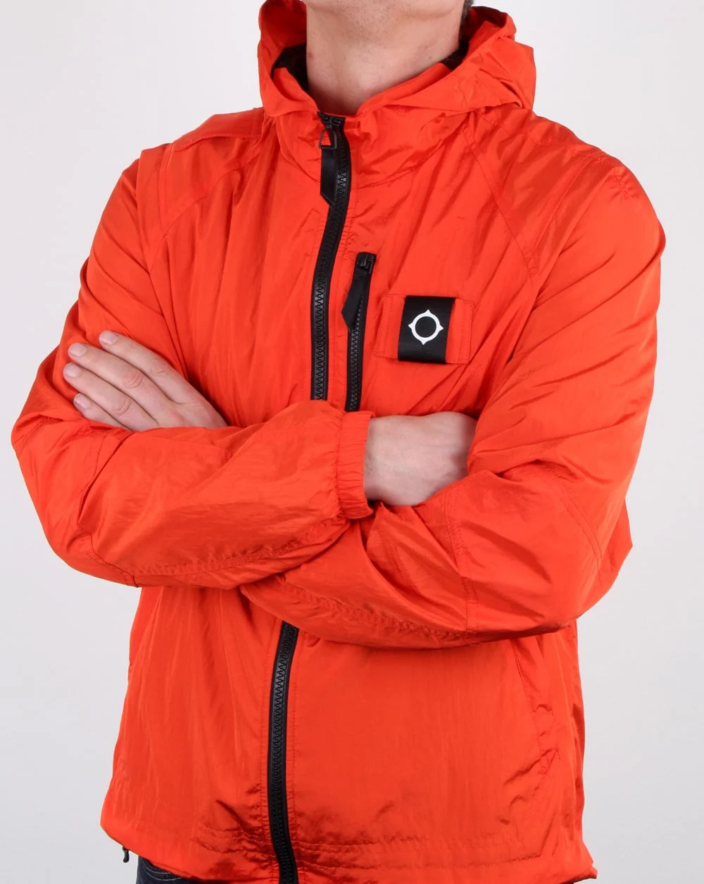 Ma.strum Pegasus Crystal Nylon Jacket Orange - Image 4