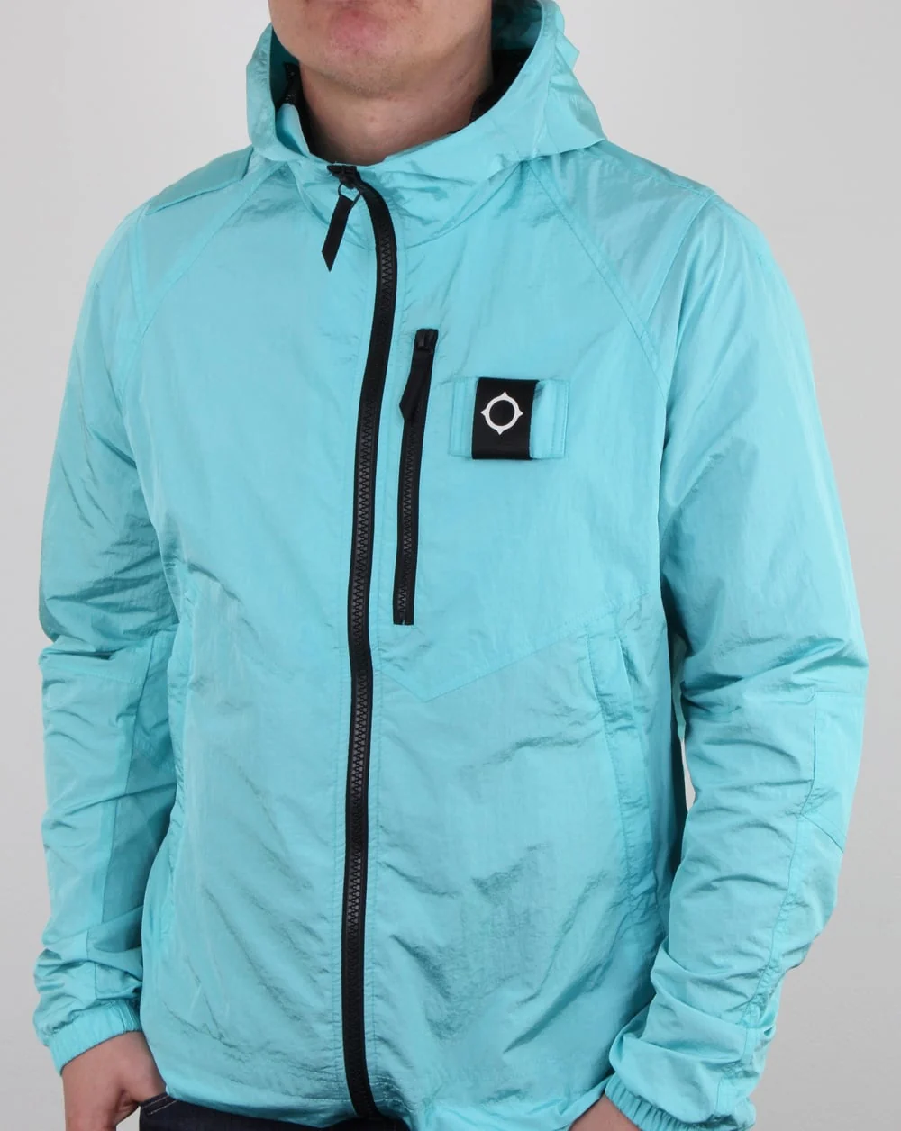 Ma.strum Pegasus Crystal Nylon Jacket Pale Turquoise