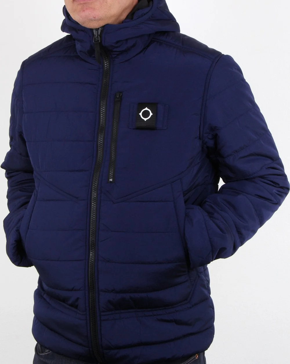Ma.strum Pegasus Quilt Jacket Dark Indigo - Image 3