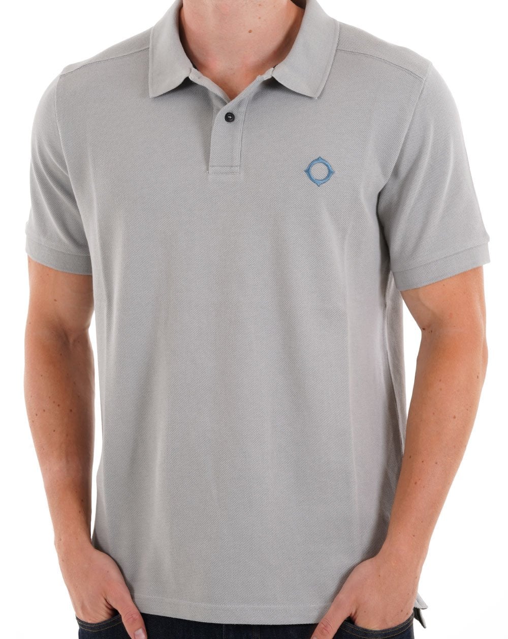 MA.STRUM Pique Polo Battleship Grey - Image 3