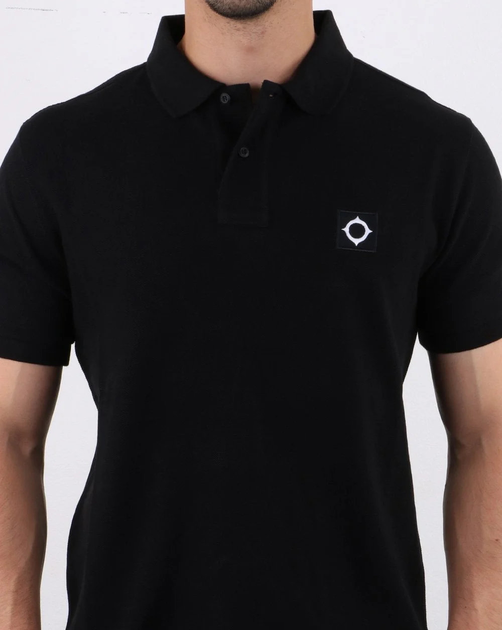 Ma.strum Pique Polo Black - Image 4