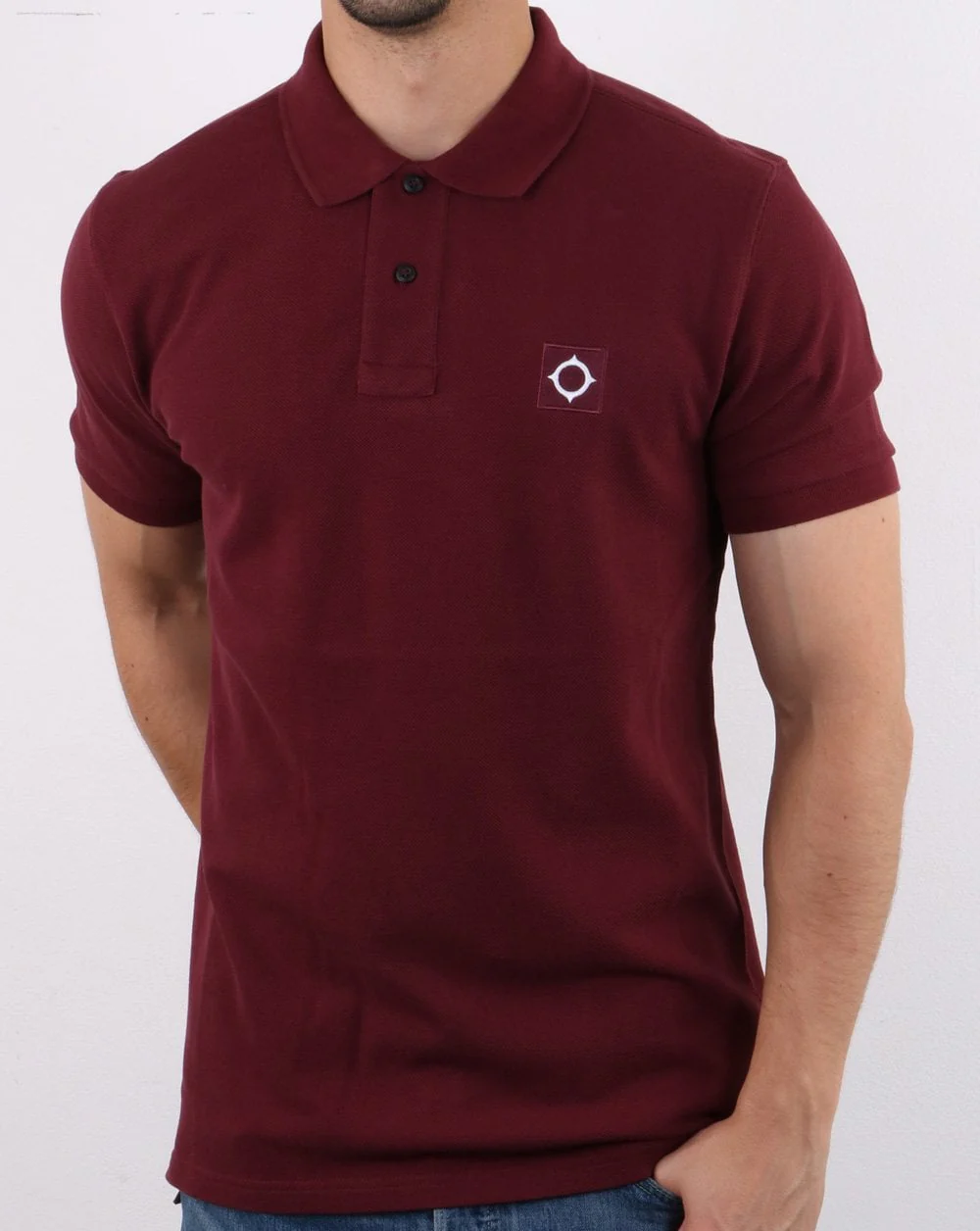 Ma.strum Pique Polo Deep Red - Image 2